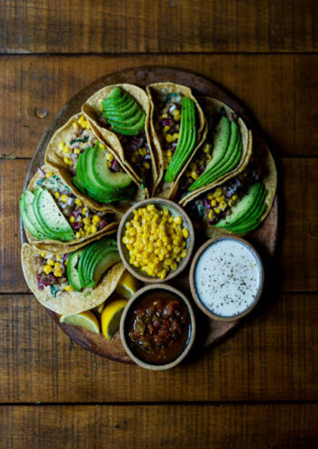 Vegetable wraps and dips