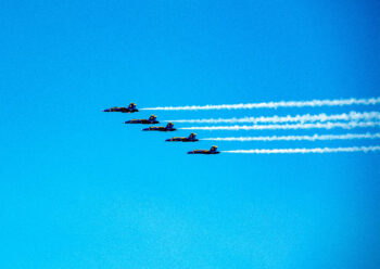 Blue Angels flying in formation