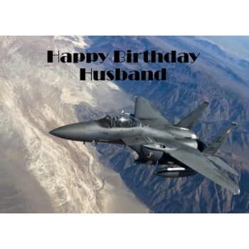 F15 jet plane Husband birthday