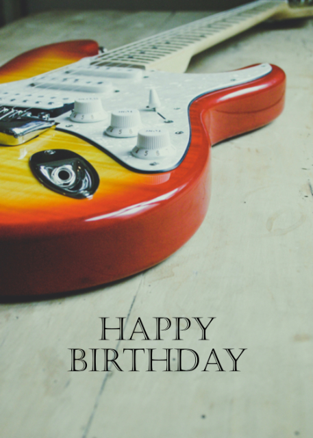 Guitar laying on the floor