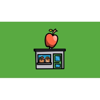 Airport, fast food takeaway, grocery store, lighthouse, cafe