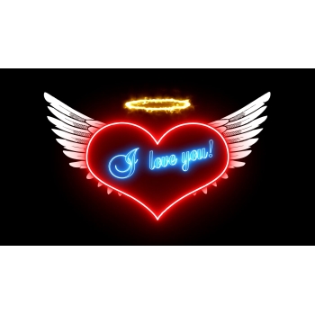 Angel wings Valentine's Day