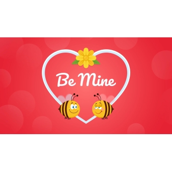 Be mine bees Valentine's Day