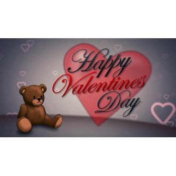 Cute teddy Valentine's Day