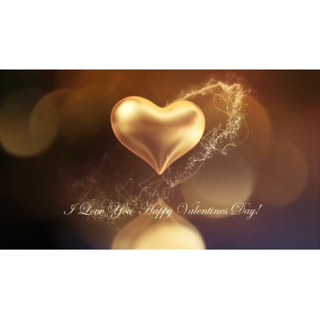 Red hearts Valentine's Day