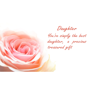 Special message for my daughter