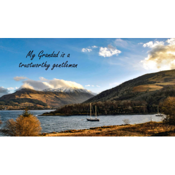 Special message for my grandad